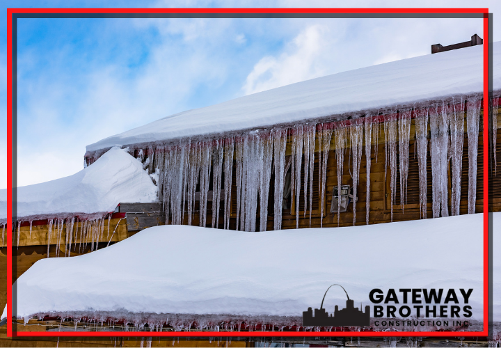 Ice dams can create water damage that necessitates expensive Chesterfield roof repair appointments.