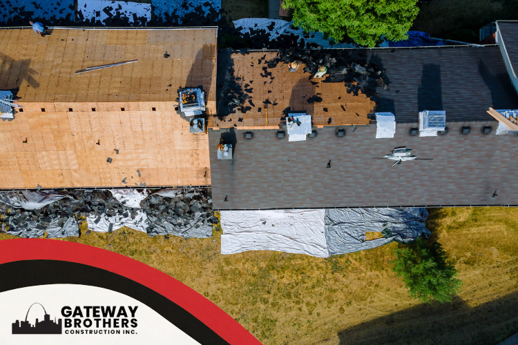 Residential roof replacement by Gateway Brothers Construction | The Most Trusted Valley Park Roofing Contractor