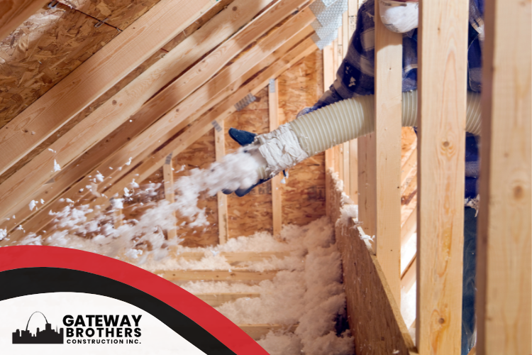 Roof insulation installation for energy efficiency