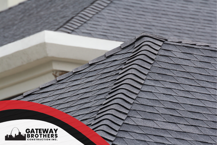 A newly replaced roof by Chesterfield's expert roofer, showcasing modern, durable materials.