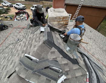 Gateway Brothers Construction team at a roofing site